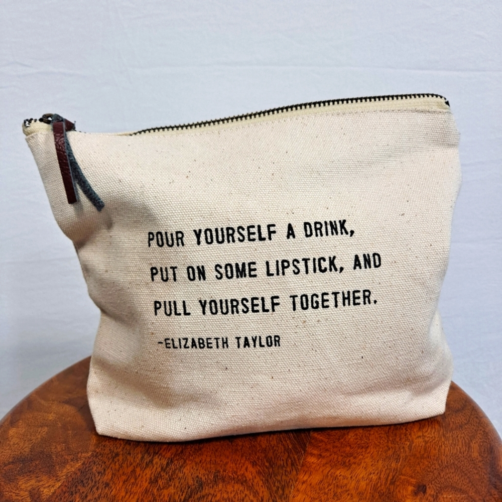 Sugarboo & Co Canvas Makeup Bag